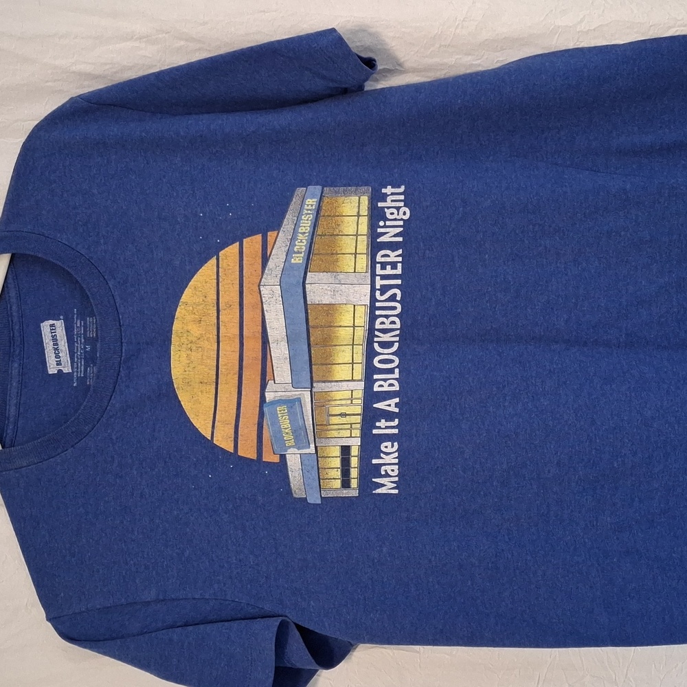 Men's Medium Blockbuster Tee, blue